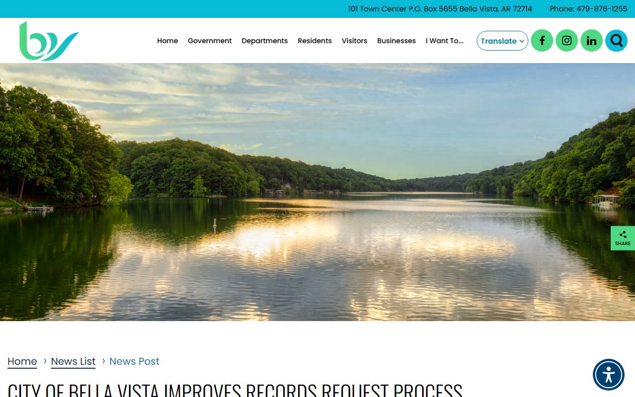 Bella Vista dissolution of marriage city records