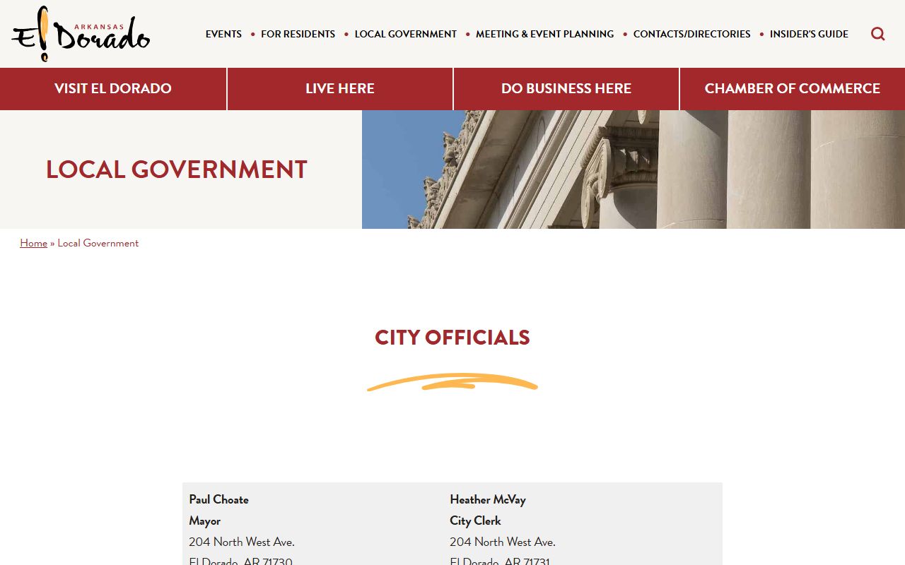 El Dorado dissolution of marriage city clerk office