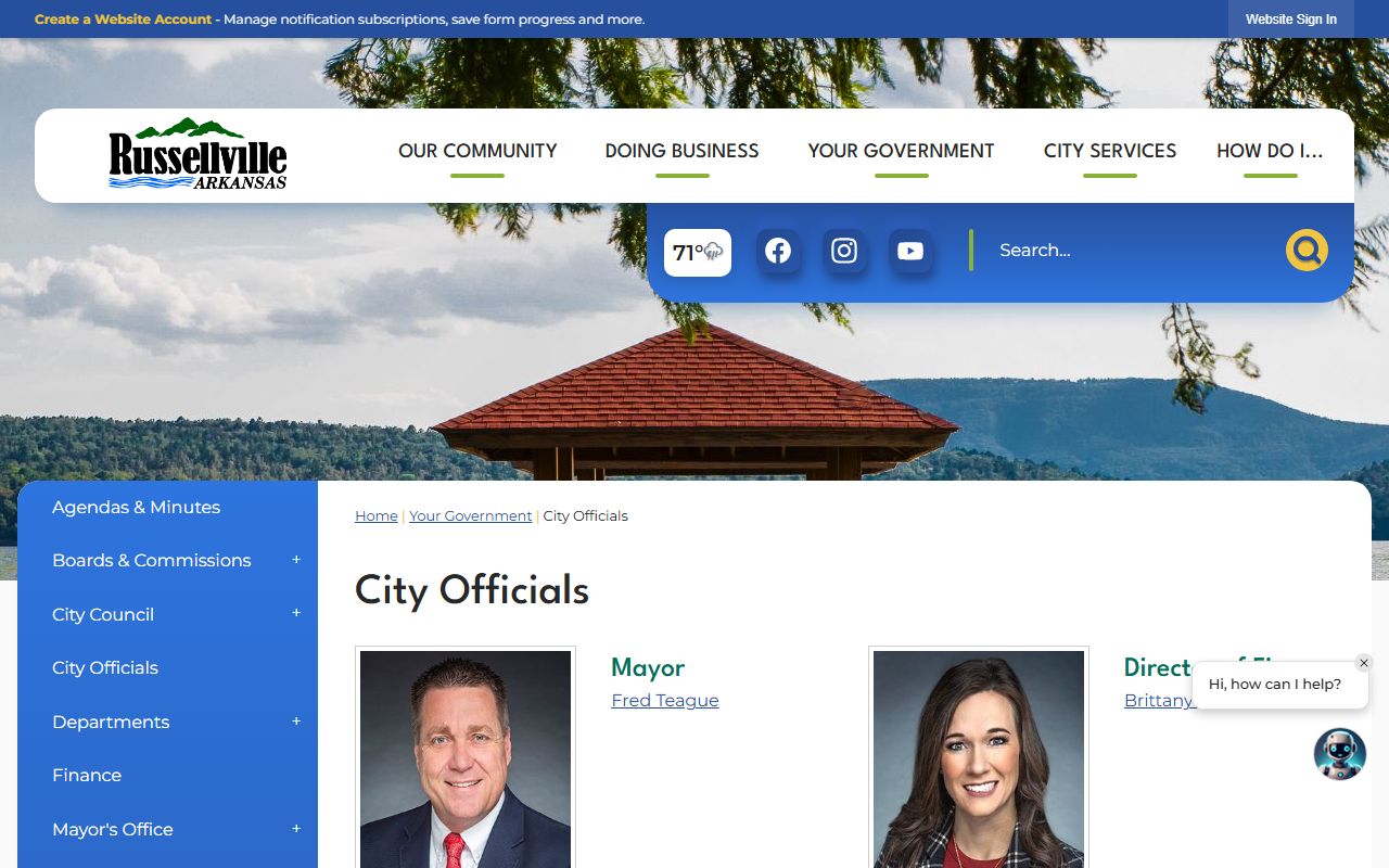 Russellville dissolution of marriage city clerk records