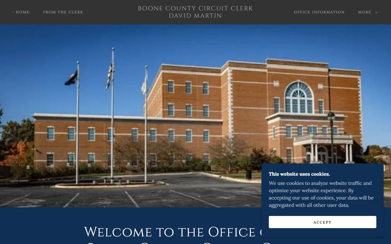 Boone County dissolution of marriage Circuit Clerk website