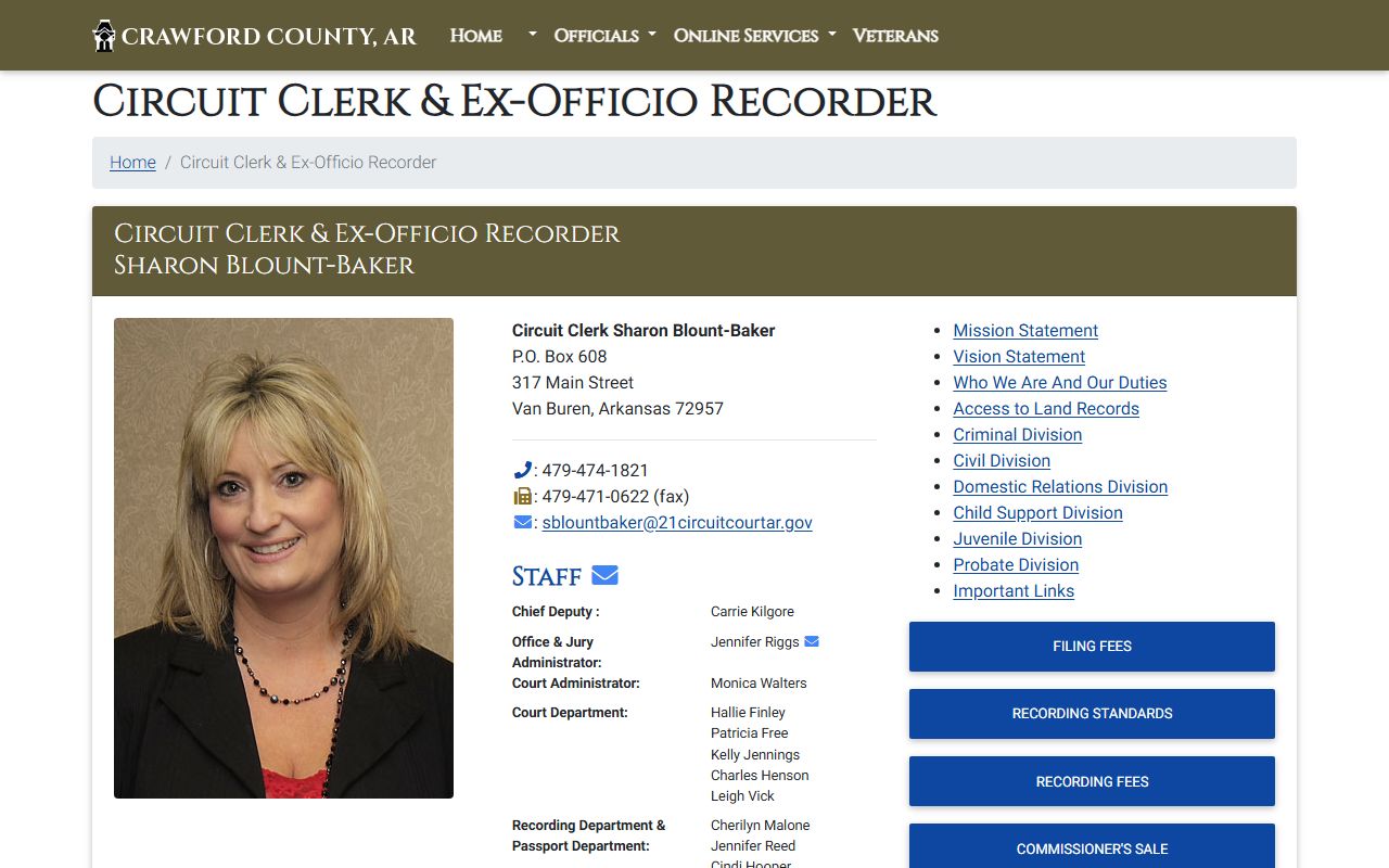 Crawford County dissolution of marriage Circuit Clerk official page