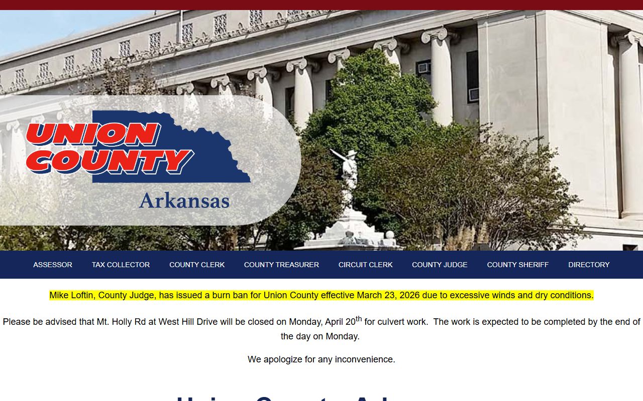 Union County dissolution of marriage official website