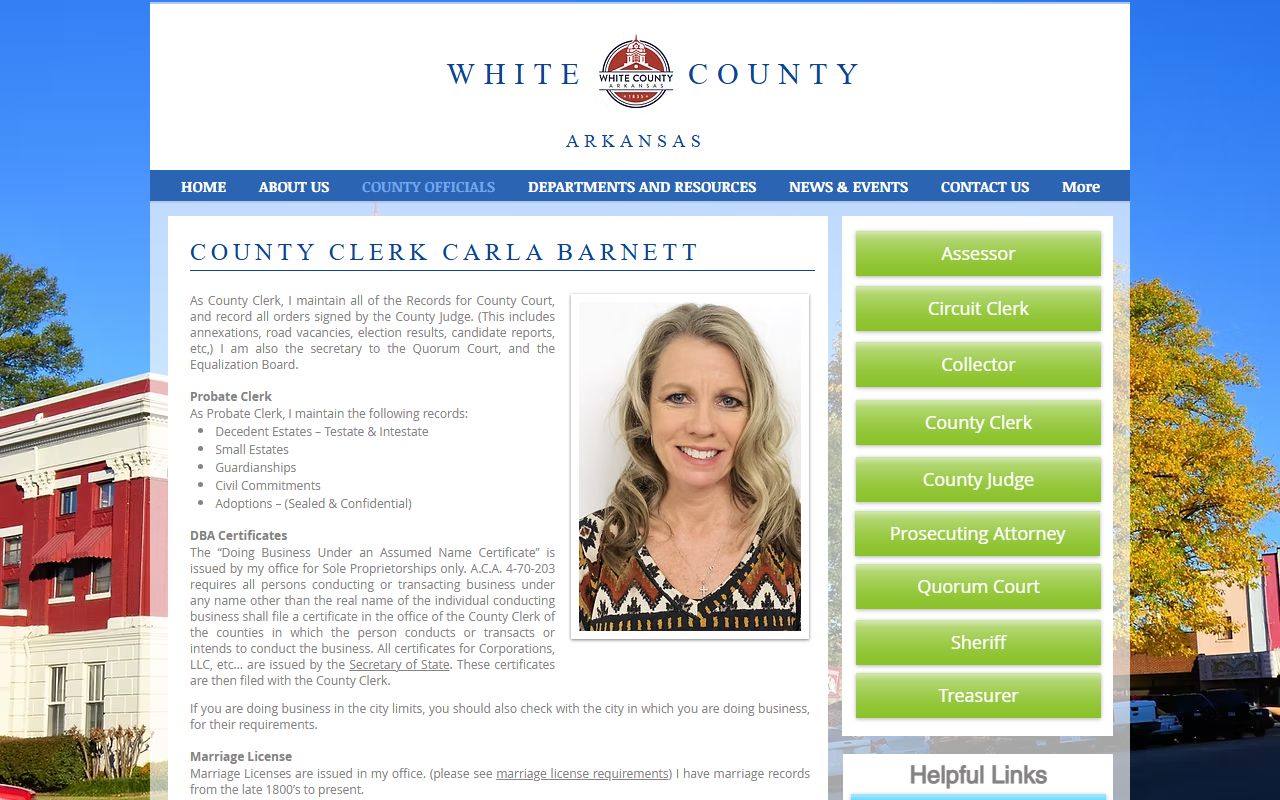 White County dissolution of marriage county clerk website