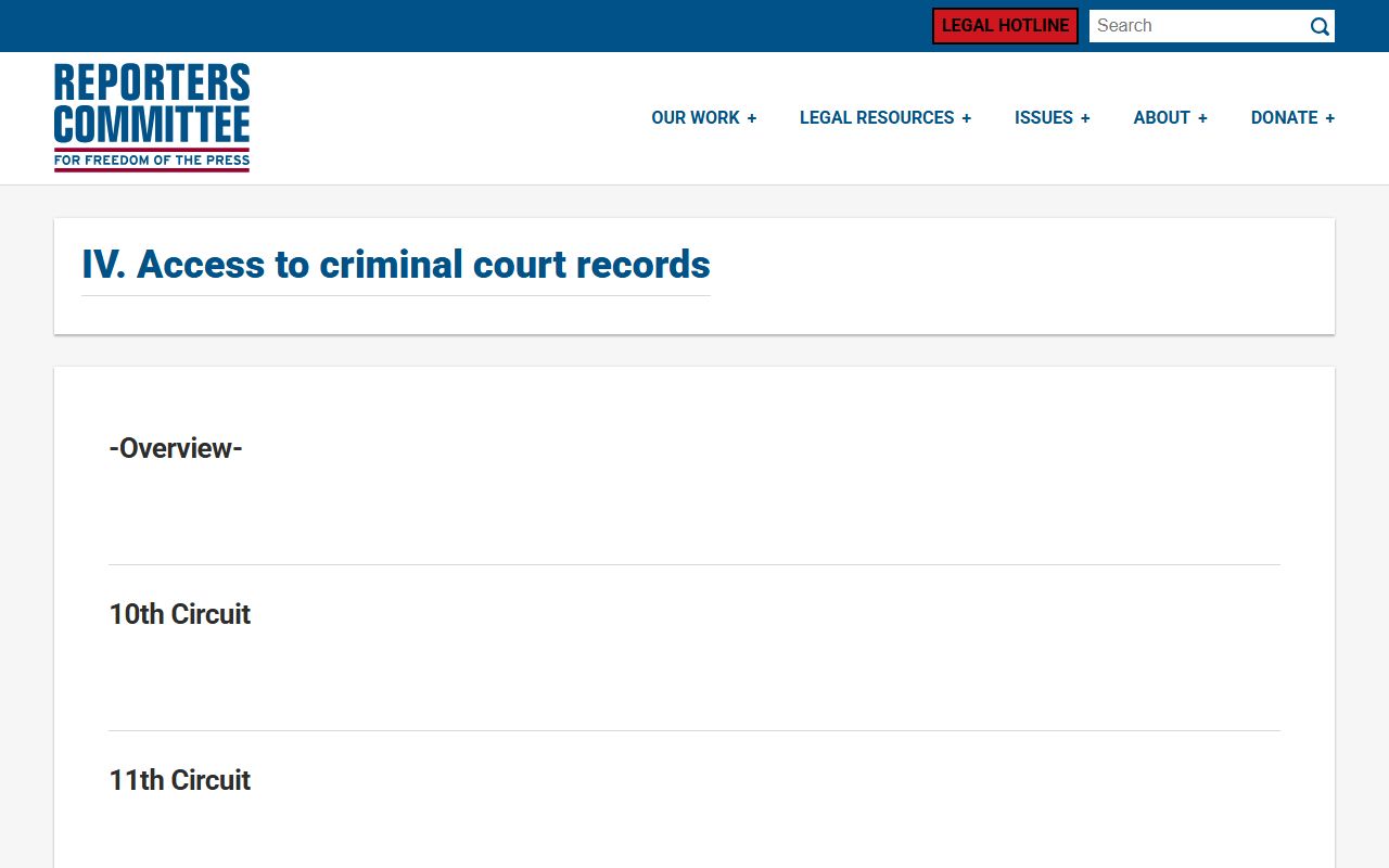 RCFP guide to Arkansas court record access